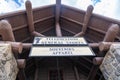 Sign for the Old Faithful General Store, where tourists can shop for souvenirs and gifts