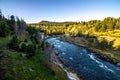 Yellowstone national park landscapes in wyoming