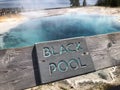 Black Pool, Yellowstone National Park, USA Royalty Free Stock Photo