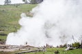 Yellowstone National Park - Volcanic Steam Landscape