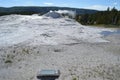 YELLOWSTONE NATIONAL PARK, WYOMING - JUNE 8, 2017: Little Cub, Lioness, Big Cub & Lion Geysers in Upper Geyser Basin Royalty Free Stock Photo