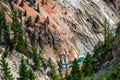 Yellowstone river in the Grand Canyon of the Yellowstone, Yellowstone National Park, USA Royalty Free Stock Photo