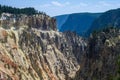 Yellowstone river in the Grand Canyon of the Yellowstone, Yellowstone National Park, USA Royalty Free Stock Photo