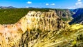 The Yellowstone River in the Grand Canyon of the Yellowstone in Yellowstone National Park, WY, USA Royalty Free Stock Photo