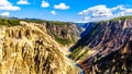 The Yellowstone River in the Grand Canyon of the Yellowstone in Yellowstone National Park, WY, USA Royalty Free Stock Photo