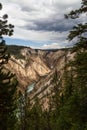 Yellowstone River in the Grand Canyon of the Yellowstone Royalty Free Stock Photo