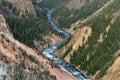 Yellowstone River and Grand Canyon Royalty Free Stock Photo