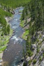 Yellowstone River seen from a distance. Royalty Free Stock Photo