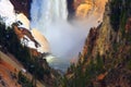 Yellowstone's Lower Falls, close-up