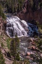 Yellowstone Waterfall Royalty Free Stock Photo