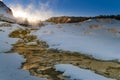 Yellowstone Winter Landscape Royalty Free Stock Photo