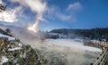 Yellowstone Winter Landscape Royalty Free Stock Photo