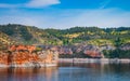 Yellowtail Dam across the Bighorn River in Montana, USA Royalty Free Stock Photo