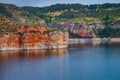 Yellowtail Dam across the Bighorn River in Montana, USA Royalty Free Stock Photo