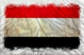 Yemen grunge flag