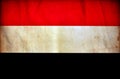 Yemen grunge flag