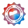 Yemen low poly logo.