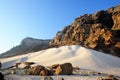 Yemen. Socotra island. Sand dunes of Archer Royalty Free Stock Photo