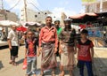 Yemeni on Aden Street Royalty Free Stock Photo