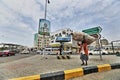 Yemeni on Aden Street Royalty Free Stock Photo