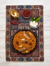 Yemeni Style Siadeah - fish Kabsa. Mixed rice dishes that originates in Yemen. Middle eastern food.