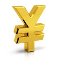 Yen Sign Symbol Royalty Free Stock Photo