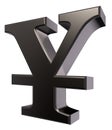Yen symbol Royalty Free Stock Photo