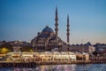 Yeni Cami New Mosque in Eminonu Istanbul, Turkey Royalty Free Stock Photo