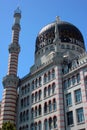 Yenidze, a former tobacco and cigarette factory in Dresden, Germnay. It was built in 1908 and designed in style of a mosque