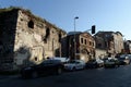 Yenikapi street in the Fatih city district of Istanbul. Turkey Royalty Free Stock Photo