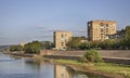 Yenisei river in Divnogorsk. Krasnoyarsk krai. Russia Royalty Free Stock Photo