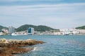 Yeosu Expo park and sea in Yeosu, Korea