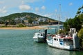 View toward Yeppoon town and beach in Queensland.