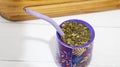 Yerba mate infusion