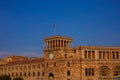 Yerevan, Armenia - April 23, 2022: Government House on the Republic Square in Yerevan Royalty Free Stock Photo