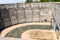 Yerevan, Armenia - August, 2012: The Armenian Genocide memorial complex Tsitsernakaberd entrance Royalty Free Stock Photo