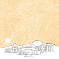 Yerevan Armenia Background Map