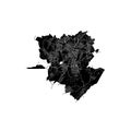 Yerevan, Armenia, Black and White high resolution vector map