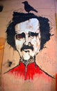 Edgar Allan Poe`s mural