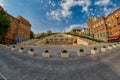 Yerevan, ARMENIA - Famous Cascade Park and Staircase in Erevan Royalty Free Stock Photo