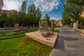 Yerevan, ARMENIA - Famous Cascade Park and Staircase in Erevan Royalty Free Stock Photo