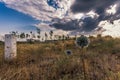 Rural landscape with Roads and vehicles in Armenia