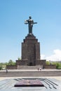 Mother Armenia Statue at Victory Park. a famous tourist spot in Yerevan, Armenia