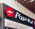 Yerevan, Armenia, June 25, 2023: Pizza Hut Fast Casual Restaurant. Pizza Hut restaurant in the shopping mall. Pizza Hut logo and Royalty Free Stock Photo