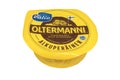 Yerevan, Armenia, March 18, 2023: Oltermanni Finnish traditional light cheese by Valio standing on white table