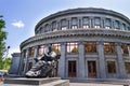 Yerevan, Armenia, May 2018: Aerial view of Armenian National Academic Theatre of Opera and Ballet named after Alexander