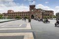 YEREVAN, ARMENIA - MAY 2, 2016: The Government House. Holds the Royalty Free Stock Photo