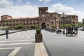 YEREVAN, ARMENIA - MAY 2, 2016: The Government House. Holds the Royalty Free Stock Photo