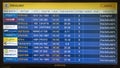 Yerevan, Armenia September 22, 2017: Yerevan airport, information board on aircraft departures