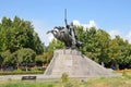 Yerevan, Armenia, September, 06, 2014, Armenian scene: Nobody,The monument to General Ozanian (Zoravar Andranik)